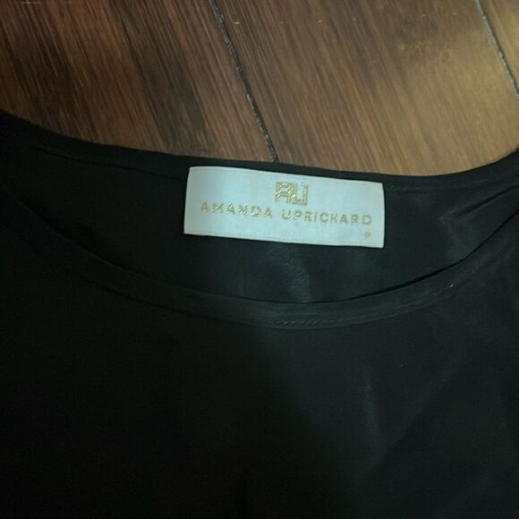 Amanda Uprichards Black Top - Cropped Top - Nice Shirt - Excellent Condition - Picture 4 of 5